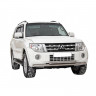 Защита переднего бампера «Труба двойная» (d63,5) для Mitsubishi Pajero IV (2011-2014)(Окрашенное) купить недорого с доставкой в Канск