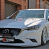 Сплиттер передний под стандартный бампер для Mazda 6 (2013-н.в.) купить недорого с доставкой в Канск