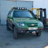 Защита порогов для Chevrolet Niv@ SE (не окрашенная) купить недорого с доставкой в Канск