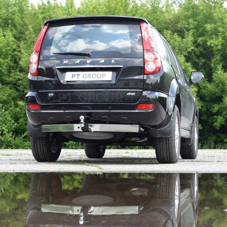 ТСУ /съемный квадрат/ с НЕРЖ накладкой HAVAL H5 2020-н.в. / GREAT WALL Hover H3/H5 2010-н.в. купить недорого с доставкой в Канск