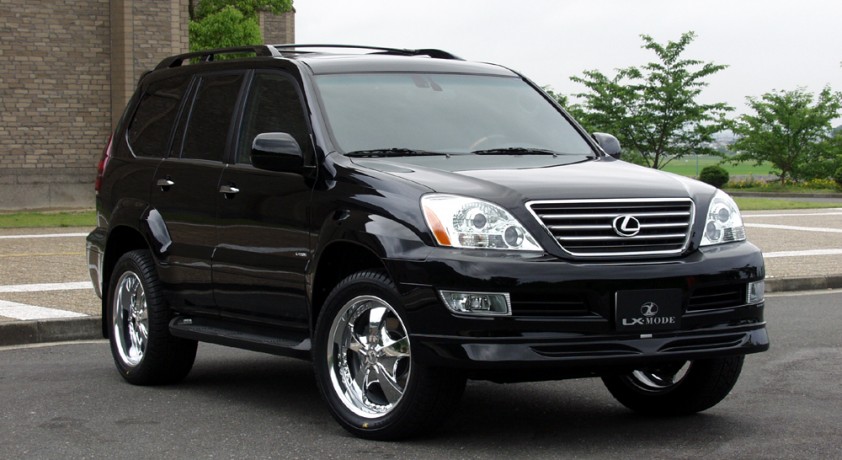 Накладка на передний бампер "Lx-Mode" Lexus GX 470 купить недорого с доставкой в Канск