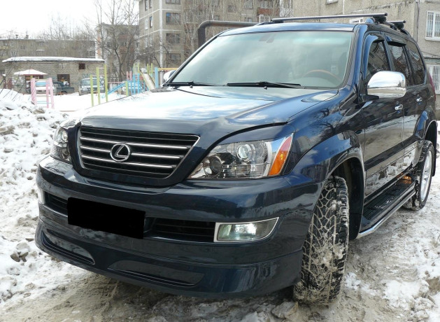 Накладка на передний бампер "Lx-Mode" Lexus GX 470 купить недорого с доставкой в Канск