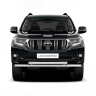 Защита переднего бампера двойная d63/63мм (НПС) TOYOTA LAND CRUISER PRADO 150 (2017-н.в.) купить недорого с доставкой в Канск