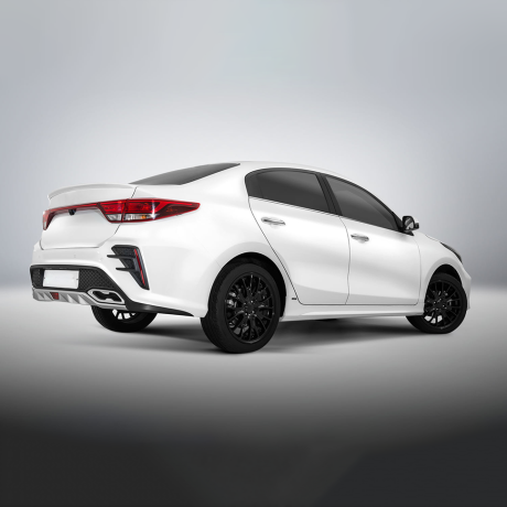 Бампер задний "ROTOR" для Kia Rio (2017-2020) купить недорого с доставкой в Канск