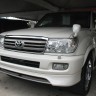 Накладка на передний бампер (сток) Toyota Land Cruiser 100 купить недорого с доставкой в Канск