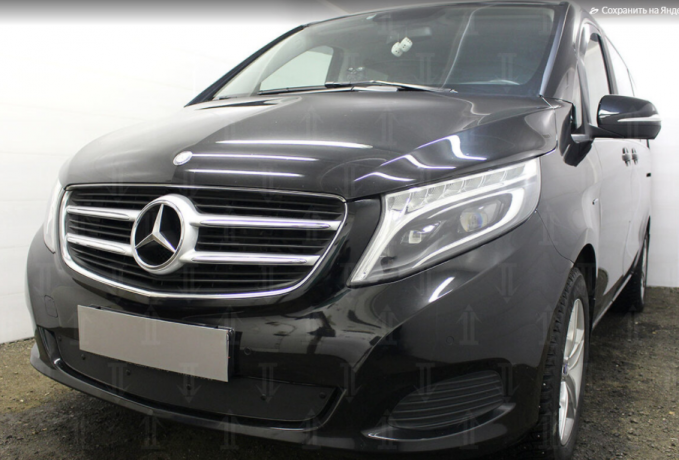 Зимняя защита радиатора "PREMIUM" Mercedes V-klass (2014-н.в.) купить недорого с доставкой в Канск