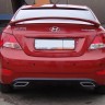 Спойлер высокий для Hyundai Solaris (2010-2016) купить недорого с доставкой в Канск