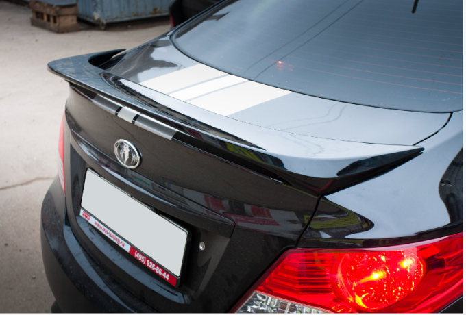 Спойлер высокий для Hyundai Solaris (2010-2016) купить недорого с доставкой в Канск