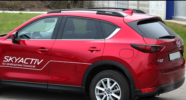 Рейлинги Mazda CX-5 (2016-н.в.) Чёрный купить недорого с доставкой в Канск