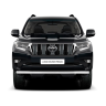 Защита переднего бампера одинарная d63мм (НПС) TOYOTA LAND CRUISER PRADO 150 (2017-н.в.) купить недорого с доставкой в Канск