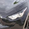 Накладки на фары (реснички) var №1 для Infiniti FX (2nd generation)(2008-2013) купить недорого с доставкой в Канск