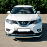 Защита переднего бампера одинарная d63мм (НПС) Nissan X-Trail (2015-н.в.) купить недорого с доставкой в Канск