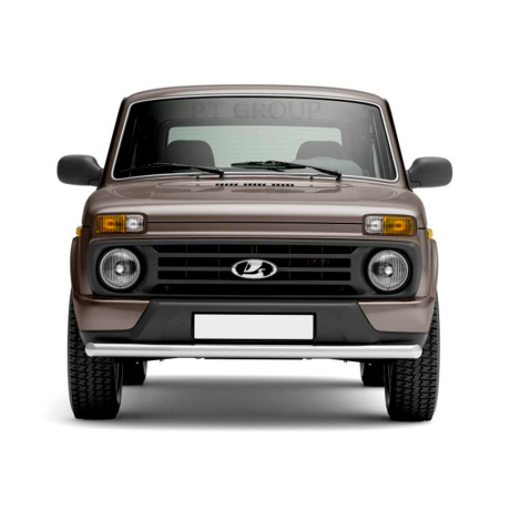 Защита переднего бампера одинарная d63мм (НПС) для L@DA 4x4 Urban (2015 г.в.) купить недорого с доставкой в Канск