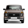 Защита переднего бампера одинарная d63мм (НПС) для L@DA 4x4 Urban (2015 г.в.) купить недорого с доставкой в Канск