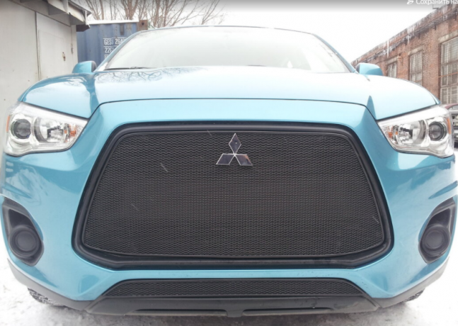Защита радиатора "PREMIUM" Mitsubishi ASX (2012-2016) купить недорого с доставкой в Канск
