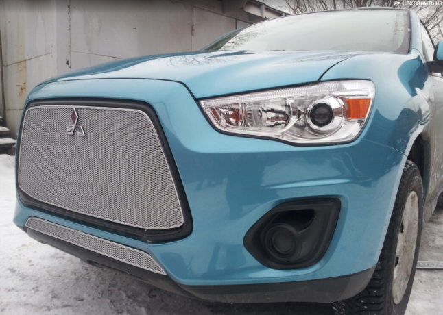 Защита радиатора "PREMIUM" Mitsubishi ASX (2012-2016) купить недорого с доставкой в Канск