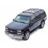 Защита переднего бампера «Труба двойная» (d63.5) для Chevrolet Tahoe (1994-1999)(Окрашенное) купить недорого с доставкой в Канск