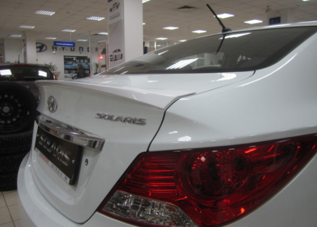 Лип-спойлер для Hyundai Solaris (2010-2016) купить недорого с доставкой в Канск