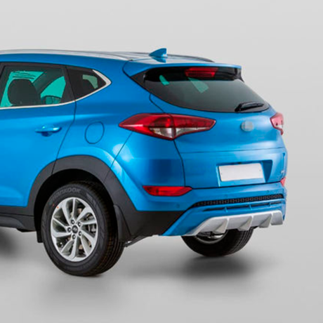 Накладка на задний бампер для Hyundai Tucson (2015-2018) купить недорого с доставкой в Канск