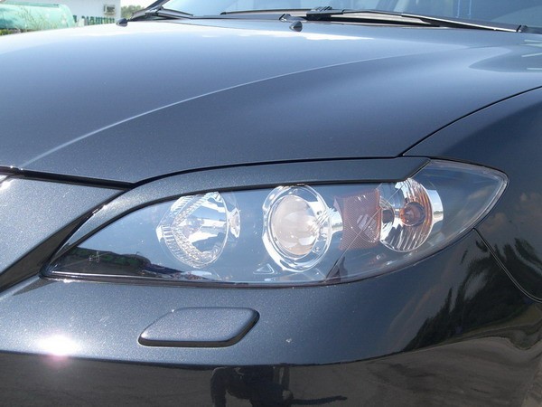 Накладки на фары (реснички) для Mazda 3 Sedan (2004-2009) купить недорого с доставкой в Канск
