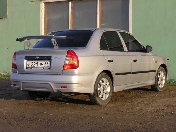 Аэродинамический обвес тюнинг Hyundai Accent Demo - sport DM купить недорого с доставкой в Канск