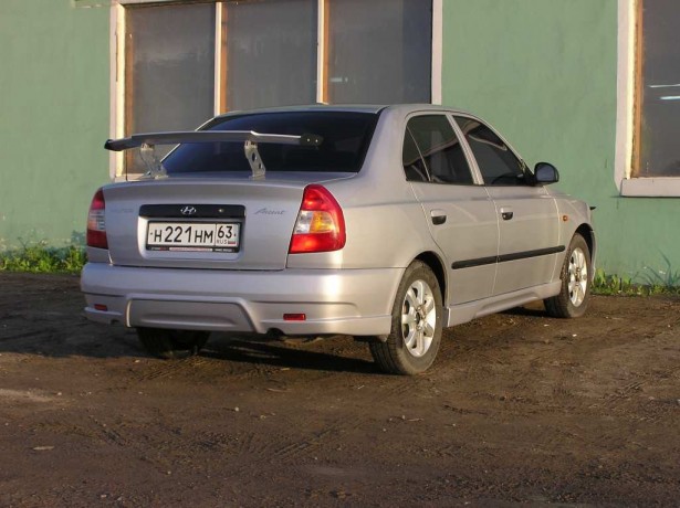 Аэродинамический обвес тюнинг Hyundai Accent Demo - sport DM купить недорого с доставкой в Канск
