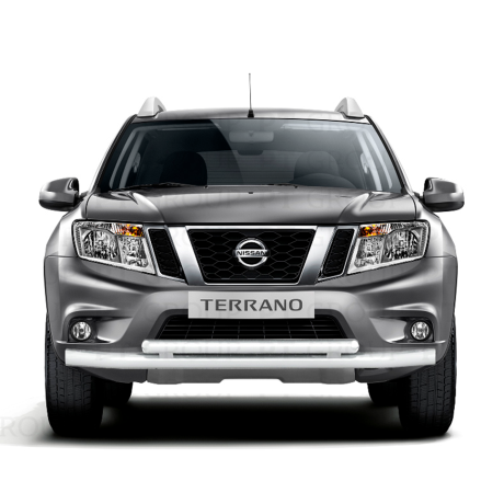 Защита переднего бампера двойная d63/51мм ИСКРА (ППК) RENAULT Duster 2016-/ NISSAN Terrano 2014- купить недорого с доставкой в Канск