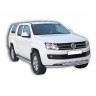 Защита переднего бампера «Труба двойная» (d63,5) для Volkswagen Amarok (2010-2016)(Окрашенное) купить недорого с доставкой в Канск