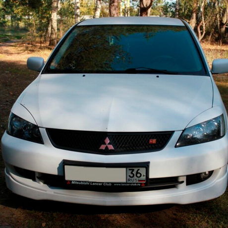 Накладки на фары (реснички) "Узкие" для Mitsubishi Lancer 9 (2003-2009) купить недорого с доставкой в Канск