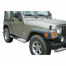 Защита порогов (d76) для JEEP Wrangler (2002-2004)(Окрашенное) купить недорого с доставкой в Канск