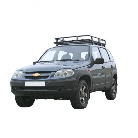 Багажник экспедиционный «Трофи» B@3 2123 "Chevrolet Niv@" (С сеткой) купить недорого с доставкой в Канск