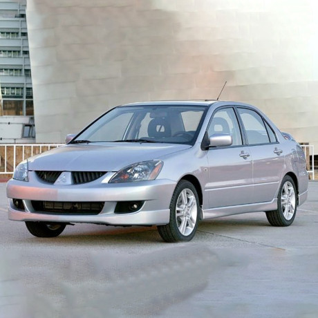 Накладка (юбка) переднего бампера "Sport 2.0" для Mitsubishi Lancer IX (2006-2009) купить недорого с доставкой в Канск