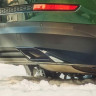 Имитация насадок глушителя SILVER (серебристый глянец) для Skoda Kodiaq (2016-н.в.) купить недорого с доставкой в Канск