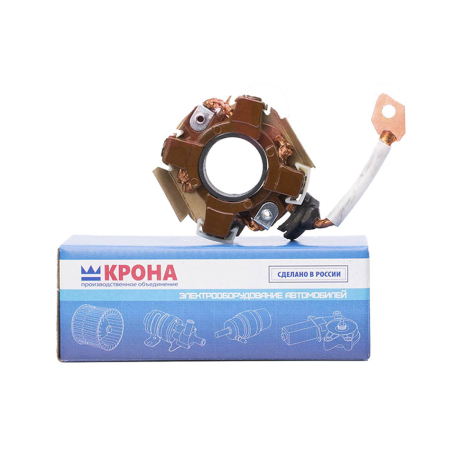 Щеточный узел B@3 2110-2115 (старого образца) корпус текстолит на стартеры ЗиТ, пр-во Крона купить недорого с доставкой в Канск