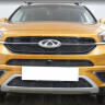 Защита радиатора "Standart" Chery Tiggo 7 (2016-2020) верх, чёрная купить недорого с доставкой в Канск