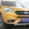 Защита радиатора "Standart" Chery Tiggo 7 (2016-2020) верх, чёрная купить недорого с доставкой в Канск
